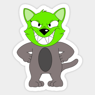 Kitty Mask Sticker